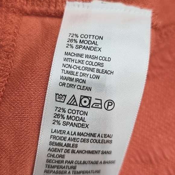 Tommy Bahama Coral Half Zip Jaquard Knit Drawstring Collar Pullover Sz M - Picture 8 of 11